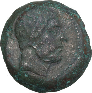 obverse: Baktria.  Euthydemos (225-200 BC). AE double unit, Aï Khanoum and Baktra, 225-206 BC