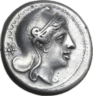 obverse: Anonymous. AR Early denarius (so far referred as 
