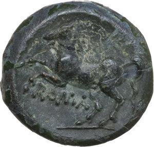 reverse: Anonymous. AE Litra (?), 269-268 BC