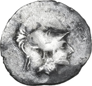 obverse: Central Italy, Alba Fucens. AR Obol, c. 280-275 BC