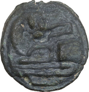 reverse: Anonymous post-semilibral series.. AE Cast As, c. 215-212 BC