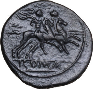 reverse: Anonymous. AR Quinarius, uncertain Campanian mint (Castra Claudiana?), c. 215 BC