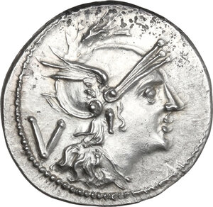 obverse: Anonymous. AR Quinarius, uncertain Sicilian mint (Catana?), 214 BC