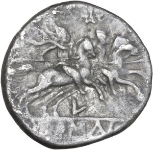 reverse: L second series.. AR Quinarius, Luceria, 213 BC