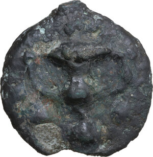 reverse: Central Italy, uncertain mint. AE Cast Quadrans, c. 300-250 BC