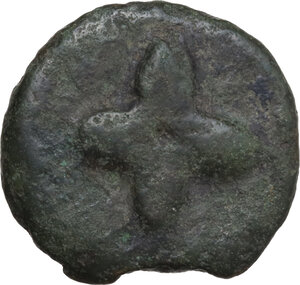 reverse: Central Italy, uncertain mint. AE Cast Semuncia, 3rd century BC