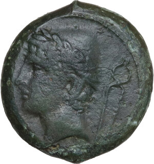 obverse: Samnium, Southern Latium and Northern Campania, Aesernia.. AE Obol, c. 263-240 BC
