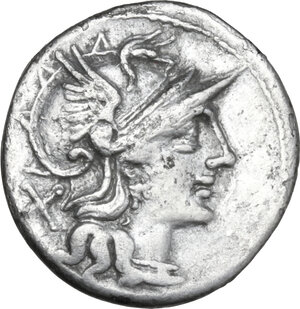 obverse: L. Iteius. AR Denarius, 149 BC
