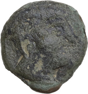 obverse: Samnium, Southern Latium and Northern Campania, Meles. AE Cast Semuncia,  Time of Hannibal c. 216-210 BC