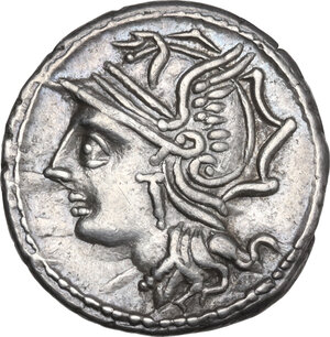 obverse: L. Appuleius Saturninus. . AR Denarius, 104 BC