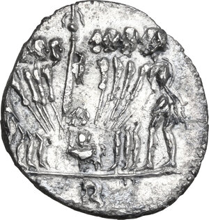reverse: The Bellum Sociale, 90-88 BC.. AR Denarius, Corfinium mint, c. 90 BC
