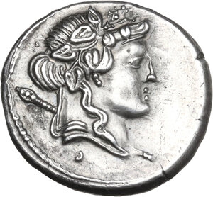 obverse: L. Cassius Longinus. AR Denarius, 78 BC
