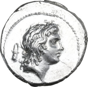obverse: M. Plaetorius M. f. Cestianus. AR Denarius, 69 BC