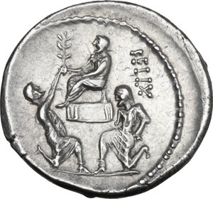 reverse: Faustus Cornelius Sulla. AR Denarius, 56 BC