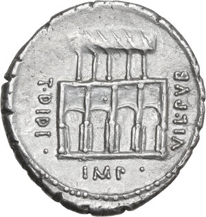 reverse: P. Fonteius Capito. AR Denarius, 55 BC