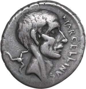 obverse: P. Cornelius Lentulus Marcellinus.. AR Denarius, 50 BC