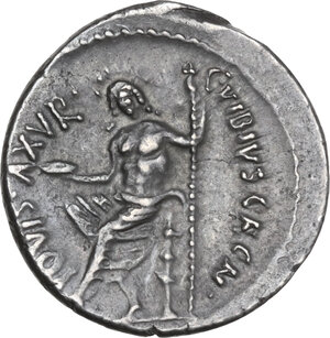 reverse: C. Vibius C. f. Pansa Caetronianus.. AR Denarius, 48 BC