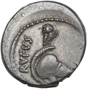 obverse: Mn. Cordius Rufus. AR Denarius, 46 BC