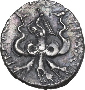 reverse: Sextus Pompeius.. AR Denarius, 37-36 BC, Sicily