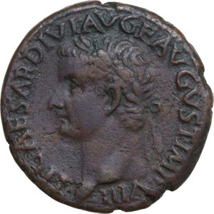 obverse: Tiberius (14-37).. AE As, Rome mint, 35-36 AD