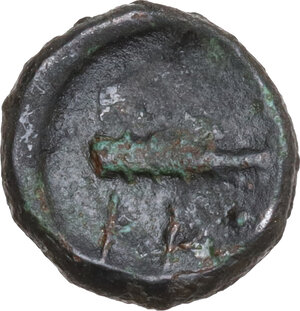 reverse: Northern Apulia, Canusium. AE Quadrans, c. 300-250 BC