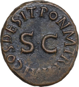 reverse: Claudius (41-54).. AE Quadrans, Rome mint, 41 AD