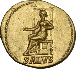 reverse: Nero (54-68).. AV Aureus, Rome mint, 65-66 AD