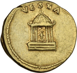 reverse: Nero (54-68).. AV Aureus, 65-66 AD