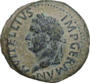 obverse: Vitellius (69 AD).. AE As, Spanish mint (Tarraco?)