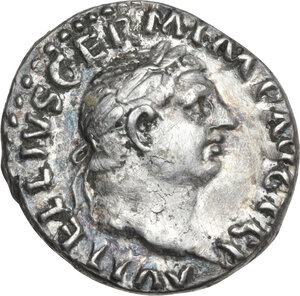 obverse: Vitellius (69 AD).. AR Denarius, Rome mint, late April-20 December 69 AD