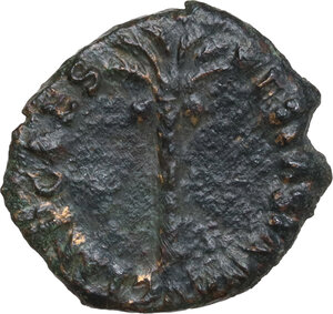 obverse: Vespasian (69-79).. AE Quadrans. Rome mint. Struck AD 71
