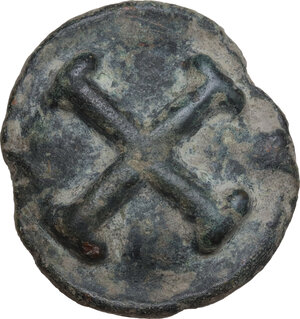 obverse: Northern Apulia, Luceria. Heavy Series AE Cast Quincunx, 225-217 BC