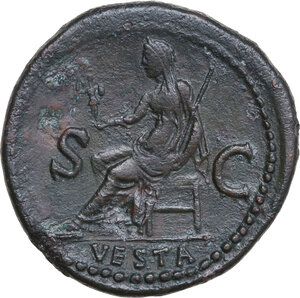 reverse: Titus (79-81).. AE Dupondius, 80-81 AD