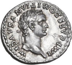 obverse: Domitian (81-96).. AR Denarius, Rome mint, 82 AD