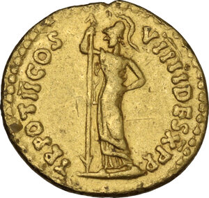 reverse: Domitian (81-96).. AV Aureus, 83 AD