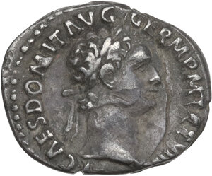 obverse: Domitian (81-96).. AR Quinarius, 88 AD. Rome mint