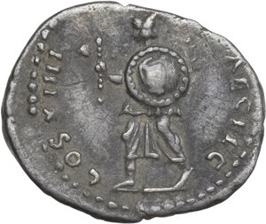 reverse: Domitian (81-96).. AR Quinarius, 88 AD. Rome mint