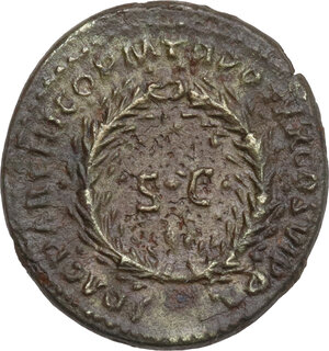 reverse: Trajan (98-117).. AE Semis, 114-117 AD
