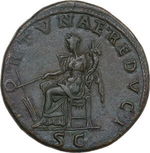 reverse: Hadrian (117-138).. AE Dupondius. Rome mint, c. 119-121 AD