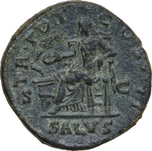reverse: Aelius Caesar (136-138).. AE As, Rome mint, 137 AD
