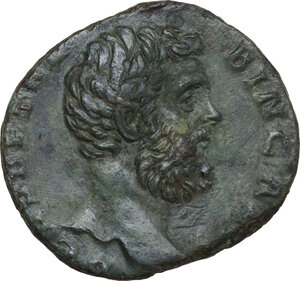 obverse: Clodius Albinus as Caesar (193-195).. AE Sestertius, Rome mint