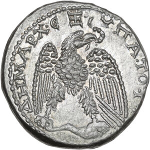 reverse: Caracalla (198-217).. AR Tetradrachm, Antioch mint, Seleucis and Pieria, 208-211