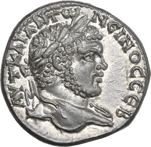 obverse: Caracalla (198-217).. AR Tetradrachm. Cyprus. Koinon of Cyprus