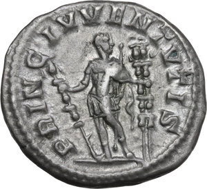 reverse: Diadumenian (218 AD).. AR Denarius