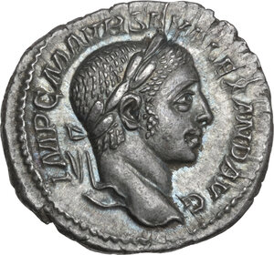 obverse: Severus Alexander (222-235).. AR Denarius, c. 233-235 AD