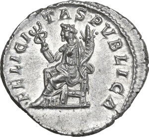 reverse: Julia Mamaea, mother of Severus Alexander (died 235 AD).. AR Denarius, Rome mint.  Struck under Severus Alexander, 225-235 AD