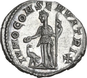 reverse: Julia Mamaea, mother of Severus Alexander (died 235 AD).. AR Denarius, Rome mint.  Struck under Severus Alexander, 222 AD