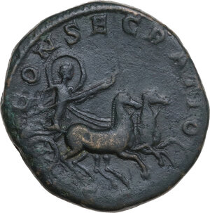 reverse: Paulina, wife of Maximinus I (died 235 AD).. AE Sestertius, 236 AD