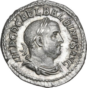 obverse: Balbinus (238 AD).. AR Denarius, Rome mint