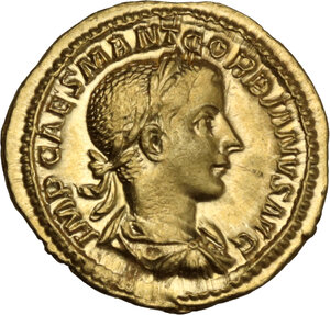 obverse: Gordian III (238-244).. AV Aureus, Rome mint, c. 239 AD